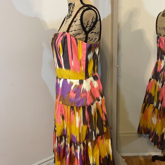 Vintage Milly multicolored sleeveless dress - Picture 3 of 8